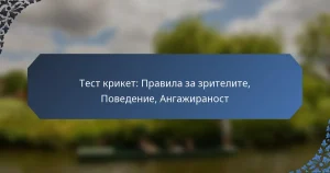 Тест крикет: Правила за зрителите, Поведение, Ангажираност