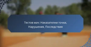 Тестов мач: Наказателни точки, Нарушения, Последствия