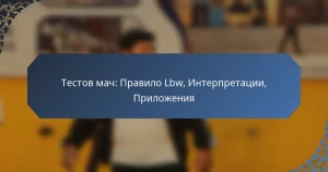 Тестов мач: Правило Lbw, Интерпретации, Приложения